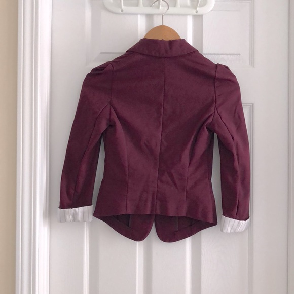 Dynamite burgundy blazer - Picture 2 of 2